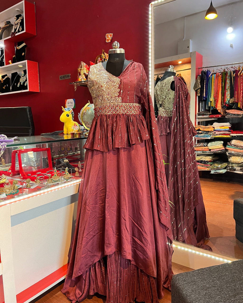 Nitya Drape Gown
