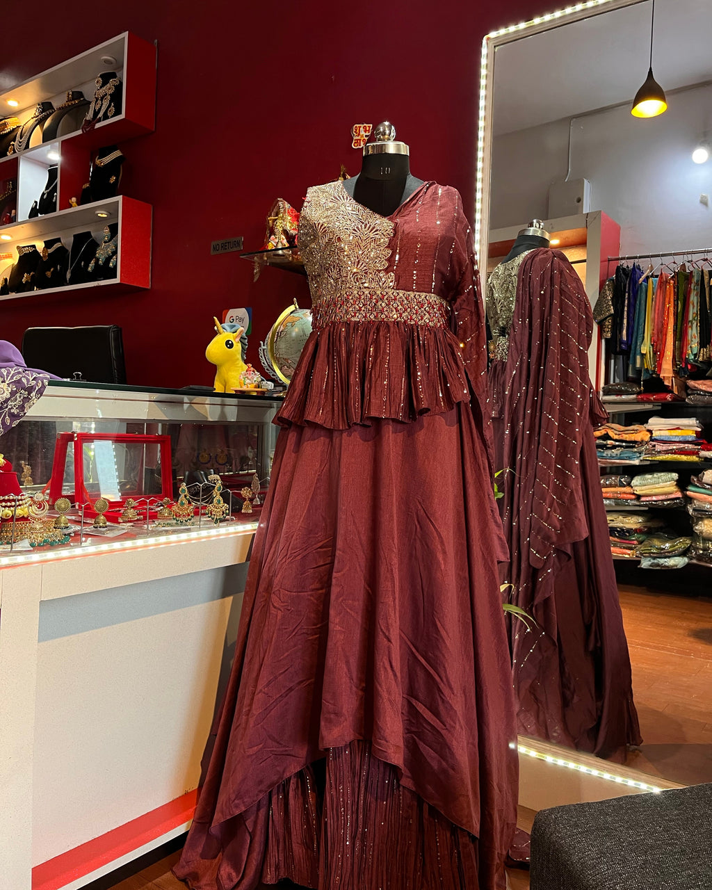 Nitya Drape Gown