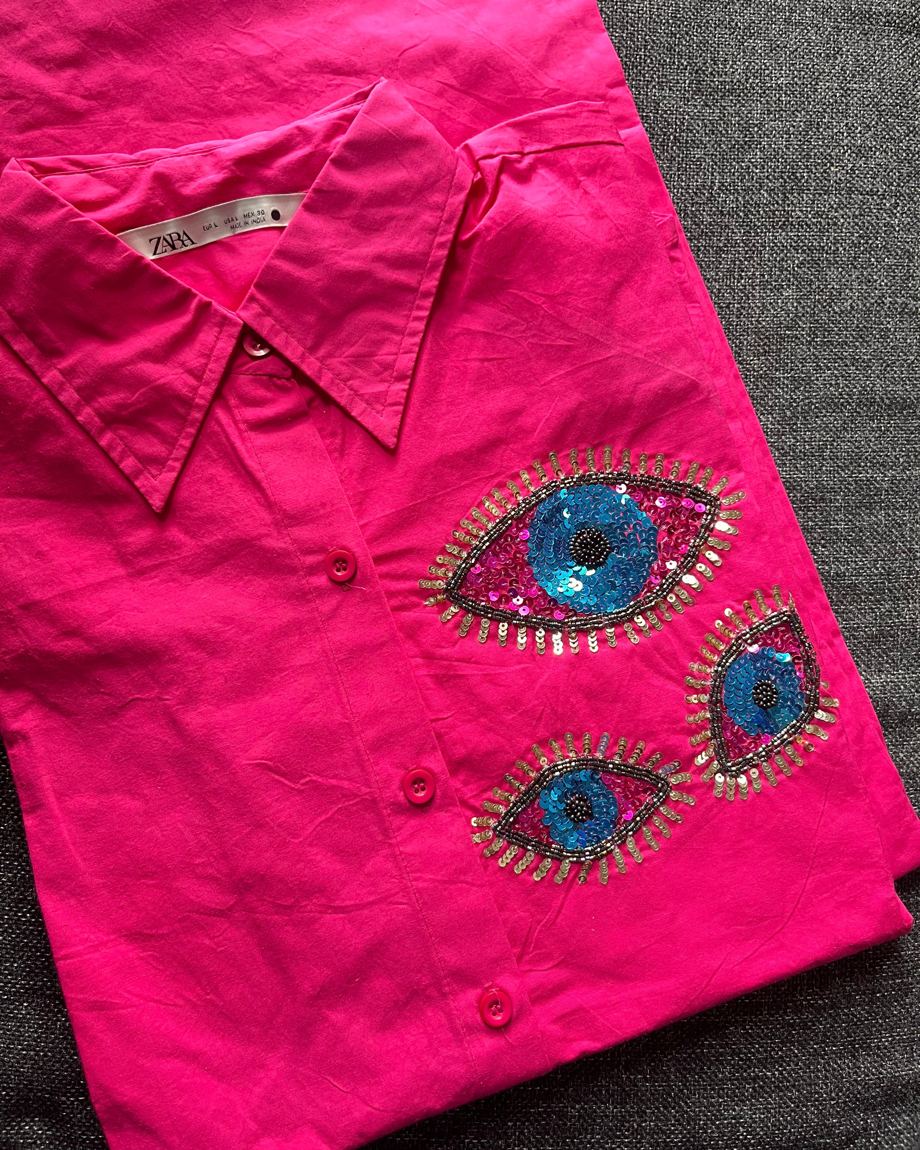 Hot Pink Evil Eye Coord