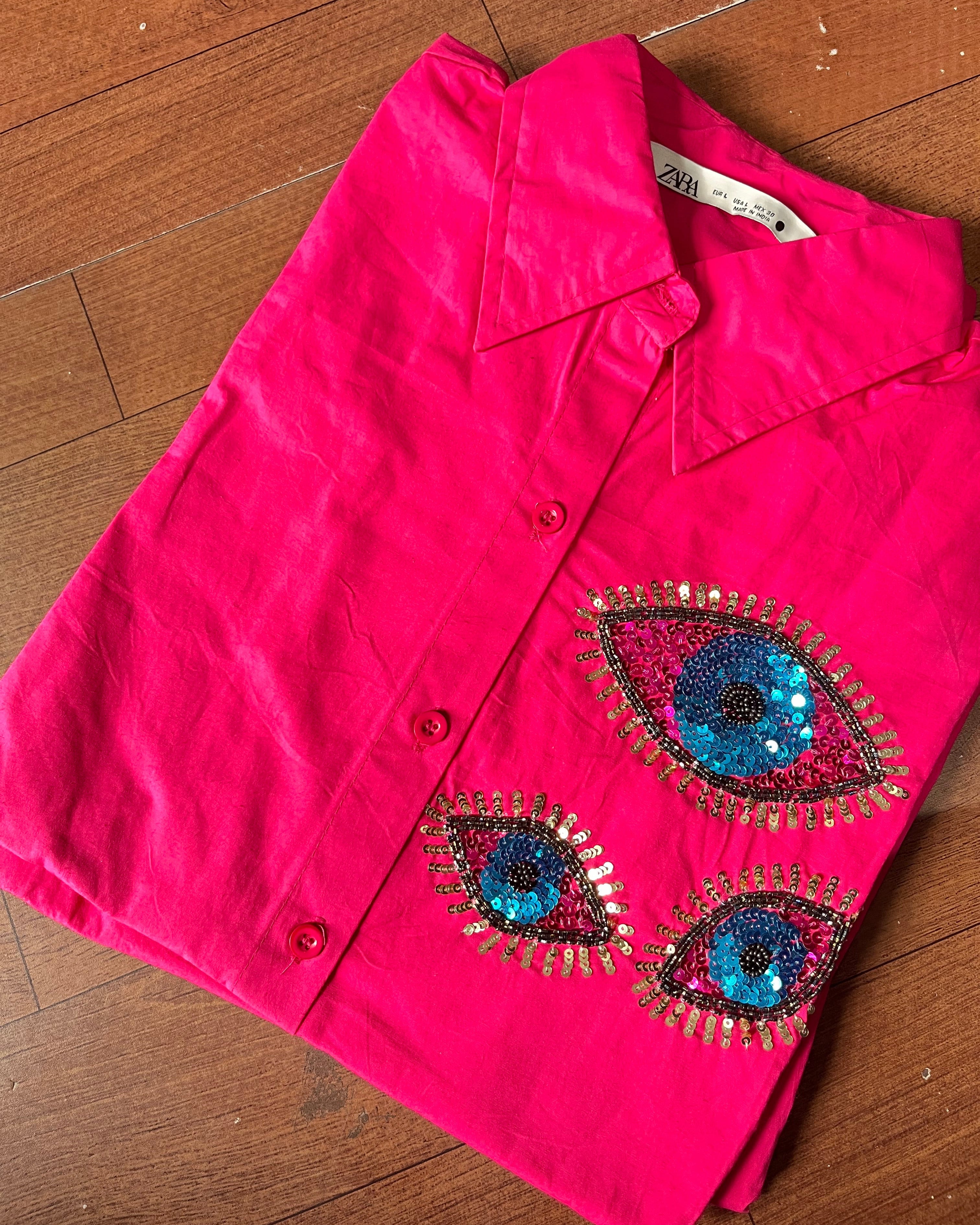 Hot Pink Evil Eye Coord