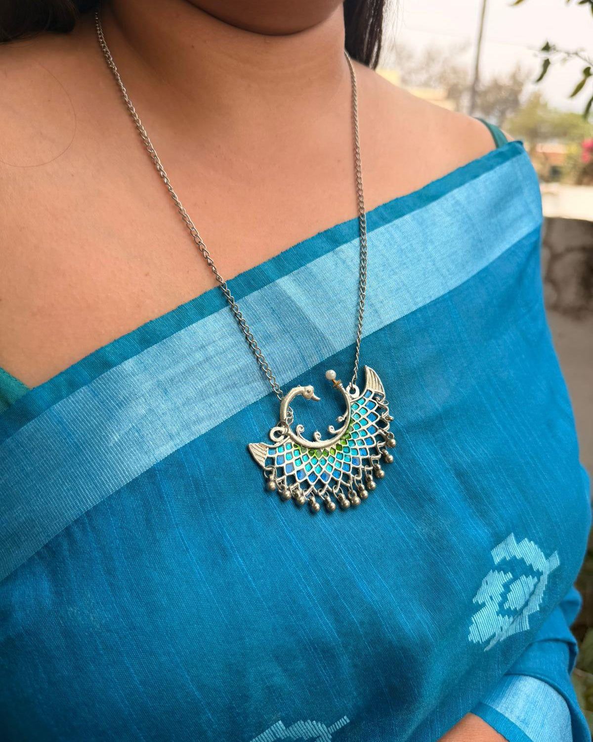 Peacock Necklace Set