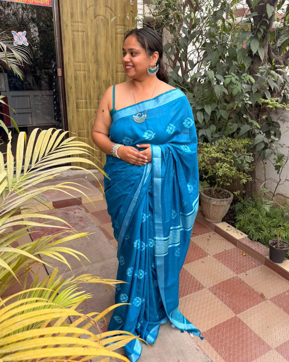 Kiara Mul Cotton Saree