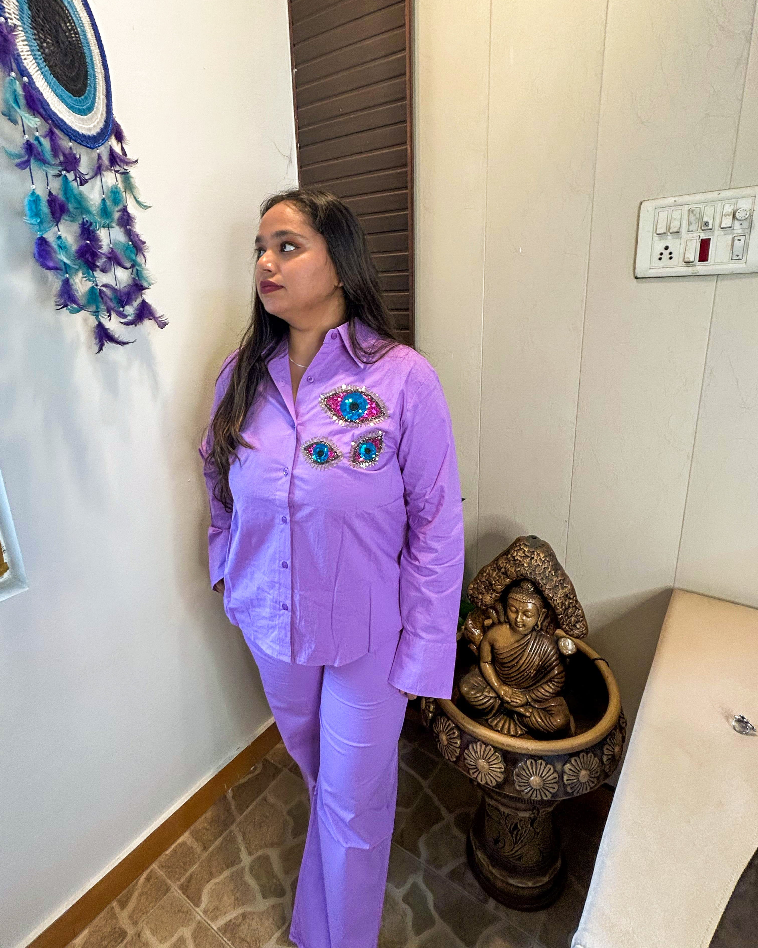 Lavender Evil Eye Coord