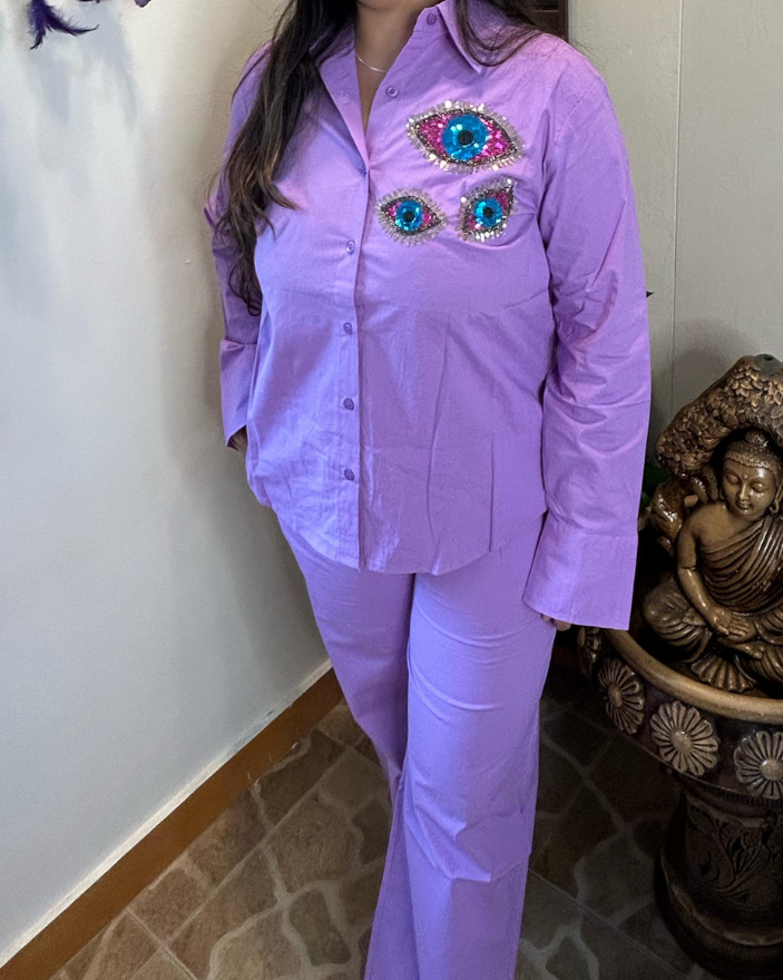 Lavender Evil Eye Coord