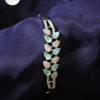 mint green american diamond bracelet